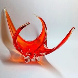 COPY - Chalet Glass Vintage Art Glass Centrepiece